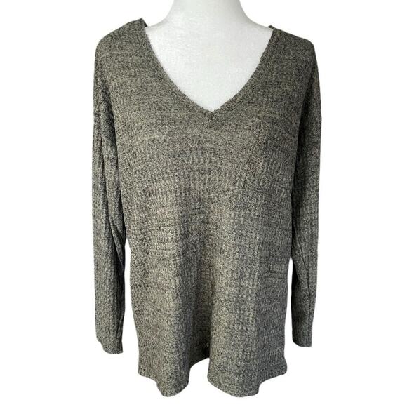 American Eagle Outfitters Tops - American Eagle Hunter Green Waffle-Knit Comfy Lightweight Basic Tunic-‎ Medium